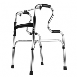 Durable Aluminum Foldable Rollator Walker with Ppc Grip - Safe Handles