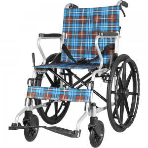>2025 New Portable Travel Wheelchairs Aluminum Lightweight Folding Safe Manual Wheelchair for the Disabled and Elderly