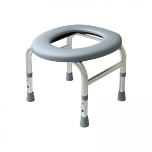 Hot Selling Roll in Shower Commode Chair With Tilt Commode Chair Elderly Transfer Lift Wheelchair Bedside Commode Chair